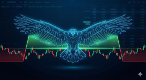 鐵兀鷹選擇權策略獲利區間示意圖