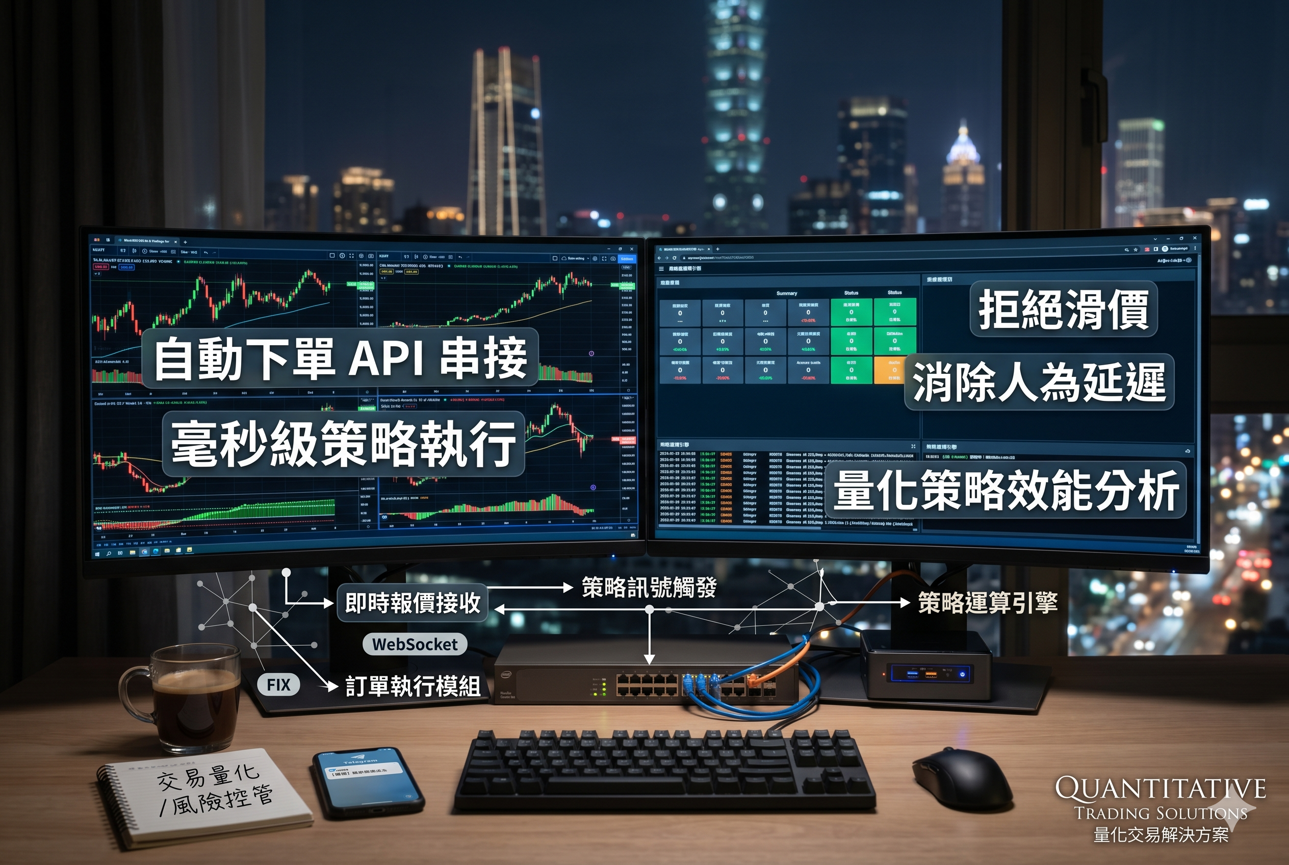 拒絕滑價與人為延遲：量化策略自動下單系統與 API 串接效益解析